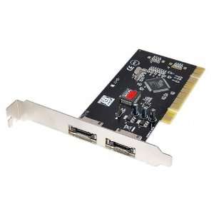  Protronix® 2 Port PCI eSATA Controller Card   Silicon 