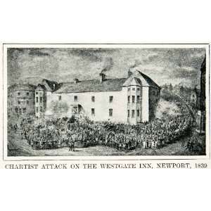  Chartist Attack Westgate Inn Newport Rising Britain John Frost Hotel 