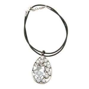 BB Simon Water Drop Necklace in Swarovksi Crystal   CLEAR