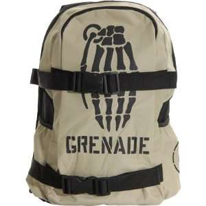  Grenade Skull Bomb Backpack   Khaki