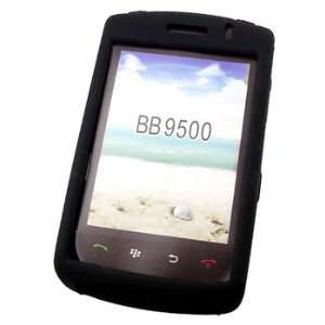  Black Silicone Skin Case For BlackBerry Storm 9530, Thunder 