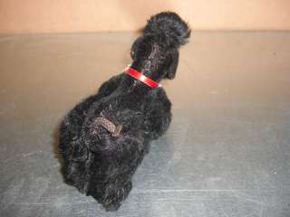 Kleiner schwarzer Hund, Pudel, von Steiff  