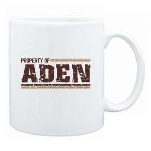  New  Property Of Aden Retro  Mug Name