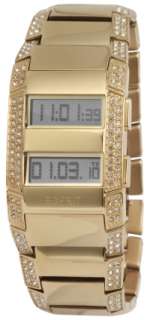 Esprit Damenuhr LCD Fulmina Centauri Damen Uhr gold Armbanduhr  
