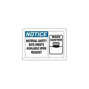  10X14 NTC MAT SAFETY DATA Sign
