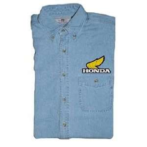  Metro Racing Vintage Denim Shirts   Honda Medium 