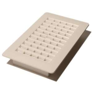 Decor Grates PL408 WH 4 Inch by 8 Inch Plastic Floor Register, White