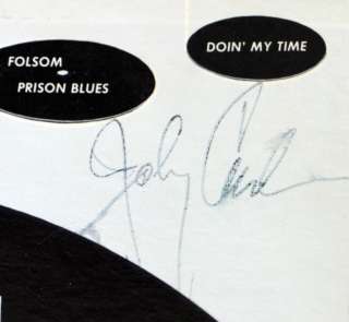  CASH With His Hot And Blue Guitar AUTOGRAPHED Sun LP 1220  
