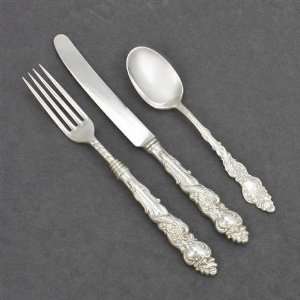 Columbia by 1847 Rogers, Silverplate Youth Fork, Knife & Spoon  