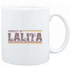 Mug White  Property of Lalita   Vintage  Female Names 