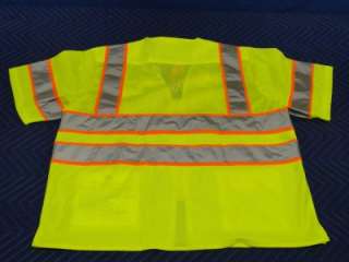 WW MS539C 2 Lime High Visibility Safety Vest CC36  