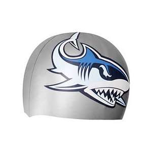  Dolfin Shark Mascot Silicone Cap Adult Caps Sports 