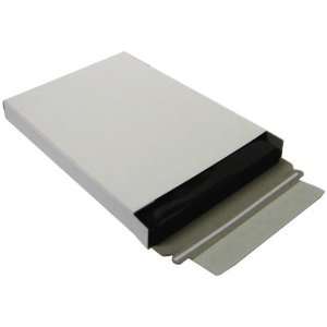 White Self Sealing Fold Up Cardboard Standard Single DVD Case Mailers 