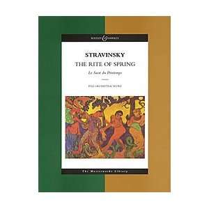  Stravinsky   The Rite of Spring Musical Instruments