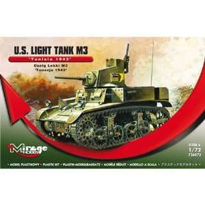  1/72 US Lt Tank M3, Tunisia 43 Toys & Games