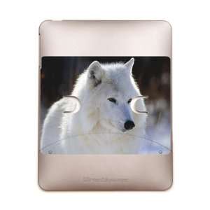 iPad 5 in 1 Case Metal Bronze Arctic White Wolf 
