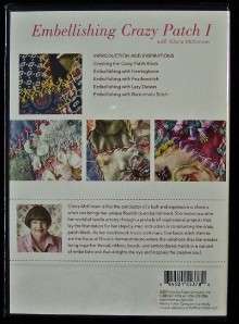 BOOK (GLORIOUS EMBELLISHING) BY GLORIA MCKINNON, FROM CRAZY QUILT TO 
