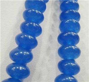 5x8mm Light color Blue Sapphire Abacus Gemstones Loose Beads 15 
