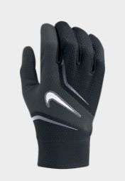 NIKE THERMAL FIELD PLAYER FOOTBALL GLOVES   BLACK  