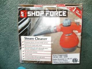 NEW HANDHELD SHOP FORCE DISINFECTANT STEAM CLEANER WITH ATTACHMENTS 