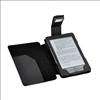 Black Leather Cover Case With Book Light + LCD Film For  Kindle 
