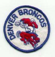 60s issue Denver Broncos 3 inch Old Bucking Bronco AFL Logo 