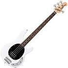 Sterling by Music Man Ray Series 4 String Bass with Gig Bag White NEW