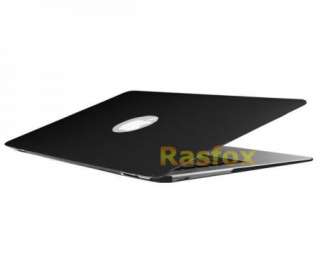 Black MacBook Air 11 Inch Metallic Hard Shell Case +Anti Glare Screen 