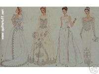 Wedding Dress Pattern 6/8/10 Vogue 1325 OOP  