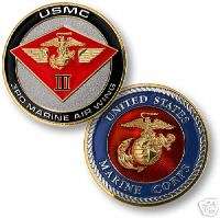 USMC MARINE CORPS 3RD AIR WING COLOR CHALLENGE COIN  