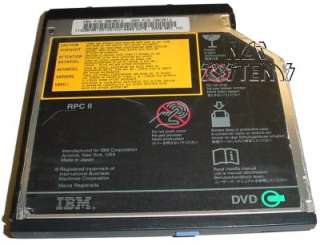 IBM DVD ROM Drive Thinkpad T20 T30 A30 A31 R30 R40 X30  