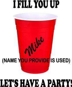 Red Solo Cup Toby Keith Iron on Transfer  