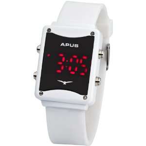 APUS Epsilon Weiß Rot LED Watch Design Highlight  Uhren