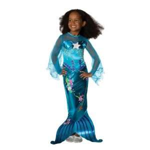 Rubies Kostüm Nixe Meerjungfrau Blue Magical Mermaid, 5 7 Jahre 