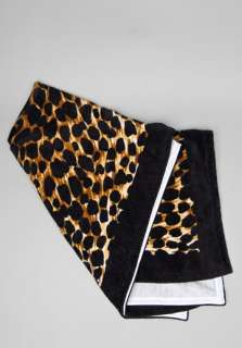 by Dolce & Gabbana Classic Beach Towel in Ocelot at Revolve 