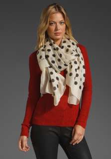 Marc By Marc Jacobs Hot Dot Scarf in Parsnip Multi  