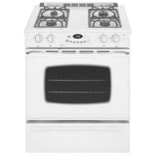 Maytag 30 in. Self Cleaning Slide In Gas Range in White MGS5752BDW at 