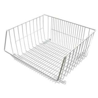 ClosetMaid 16 1/2 In. X 14 In. Stack or Hang Wire Storage Basket 1088 