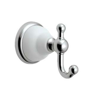   Robe Hook in Polished Chrome and Porcelain 5285 