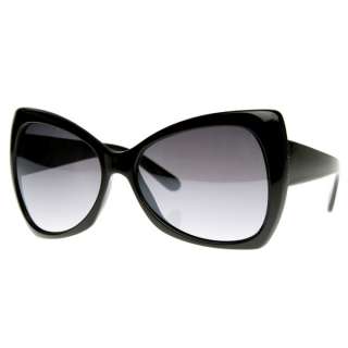   Butterfly Silhouette Cat Eye Fashion Sunglasses 8413 Black  