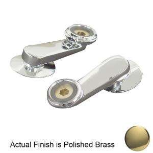 Pegasus Swivel Arms for Wall Mounted Faucets 4501 in Polished Brass 