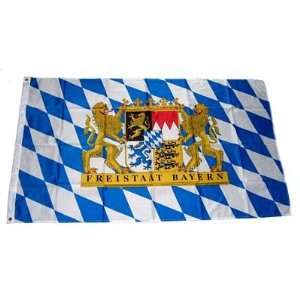 Fahne / Flagge Freistaat Bayern Löwe Schrift 60 x 90 cm: .de 