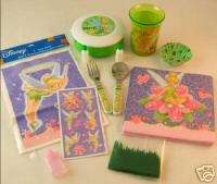 Disney Tinkerbell Bento Box Lunch Kit with Fork/Spoon, Cup  