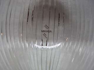 MIKASA WALTHER CRYSTAL CLEAR RIBBED BOWLS/WEST GERMANY  