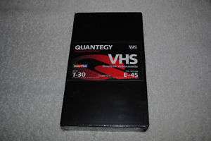 NEW QUANTEGY VHS BROADCAST VIDEO CASSETTE TAPES X2  
