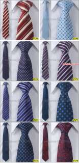 Wholesale 5 PCS 100% Wove Silk Mens Necktie 3 Wide Tie  