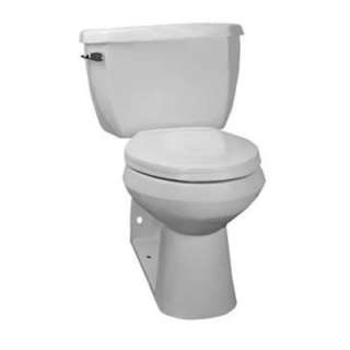 Crane EconoMiser Relaxed Height 2 Piece Elongated Toilet in White 3840 
