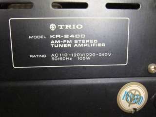 Old school Stereo Receiver Kenwood Trio KR   2400 in Berlin 