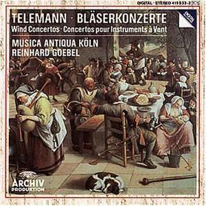 Telemann Bläserkonzerte Immer, Schneider, Goebel, Musica Antiqua 