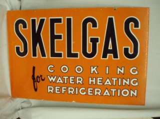 Skelgas Porcelain Gas or Oil Advertisign Sign  